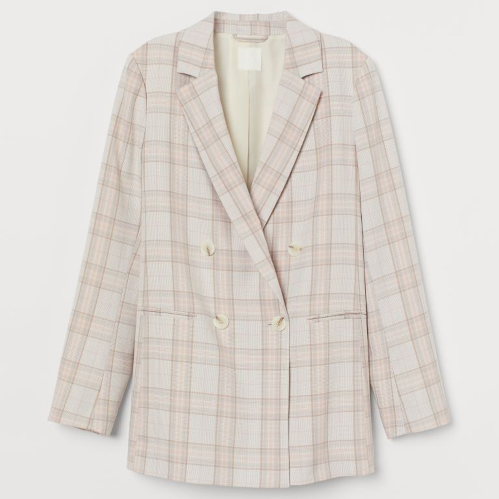 H&M Plaid Blazer